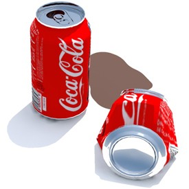 Coke can 3D Object | FREE Artlantis Objects Download